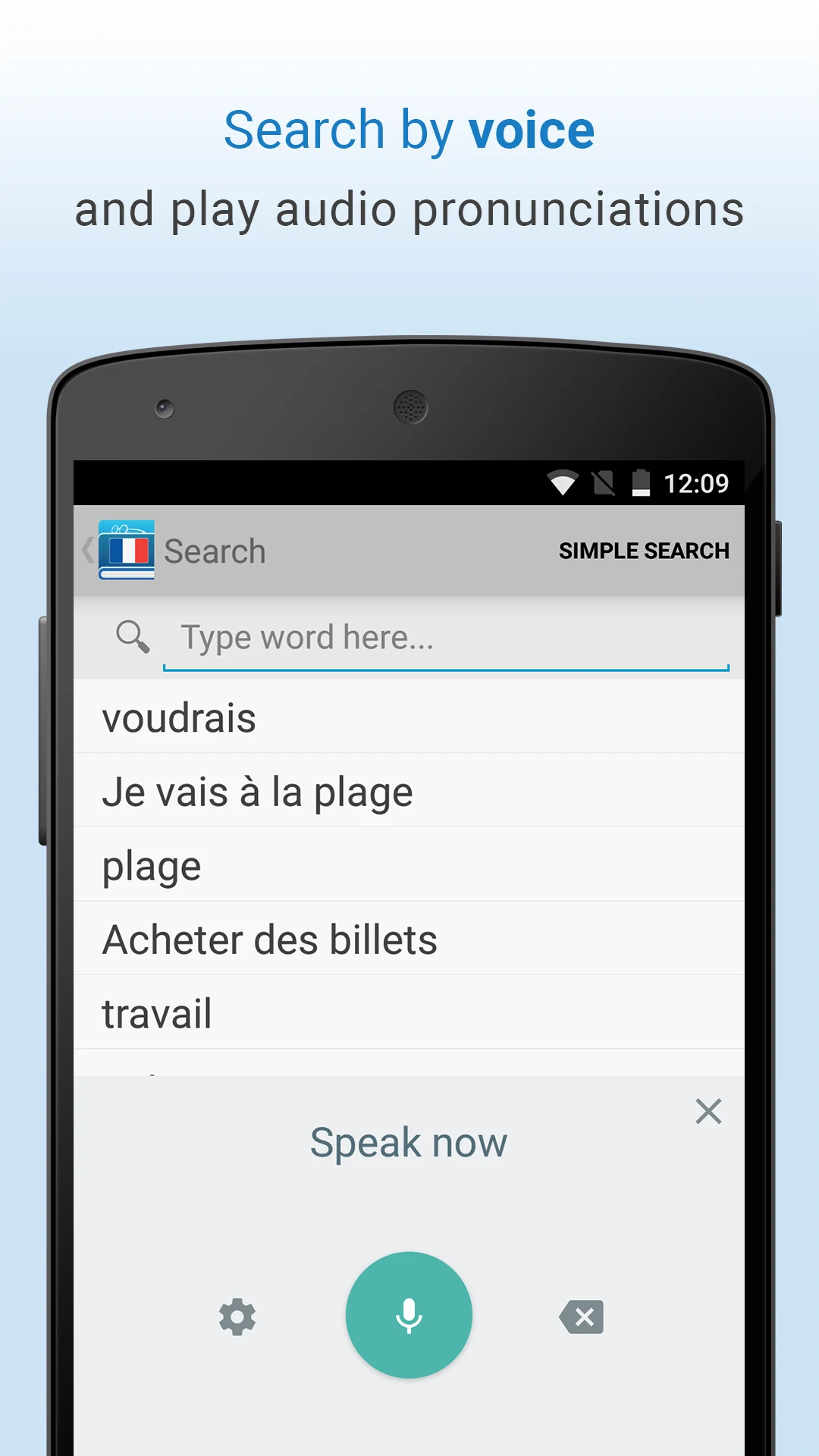 French Dictionary & Thesaurus screenshot