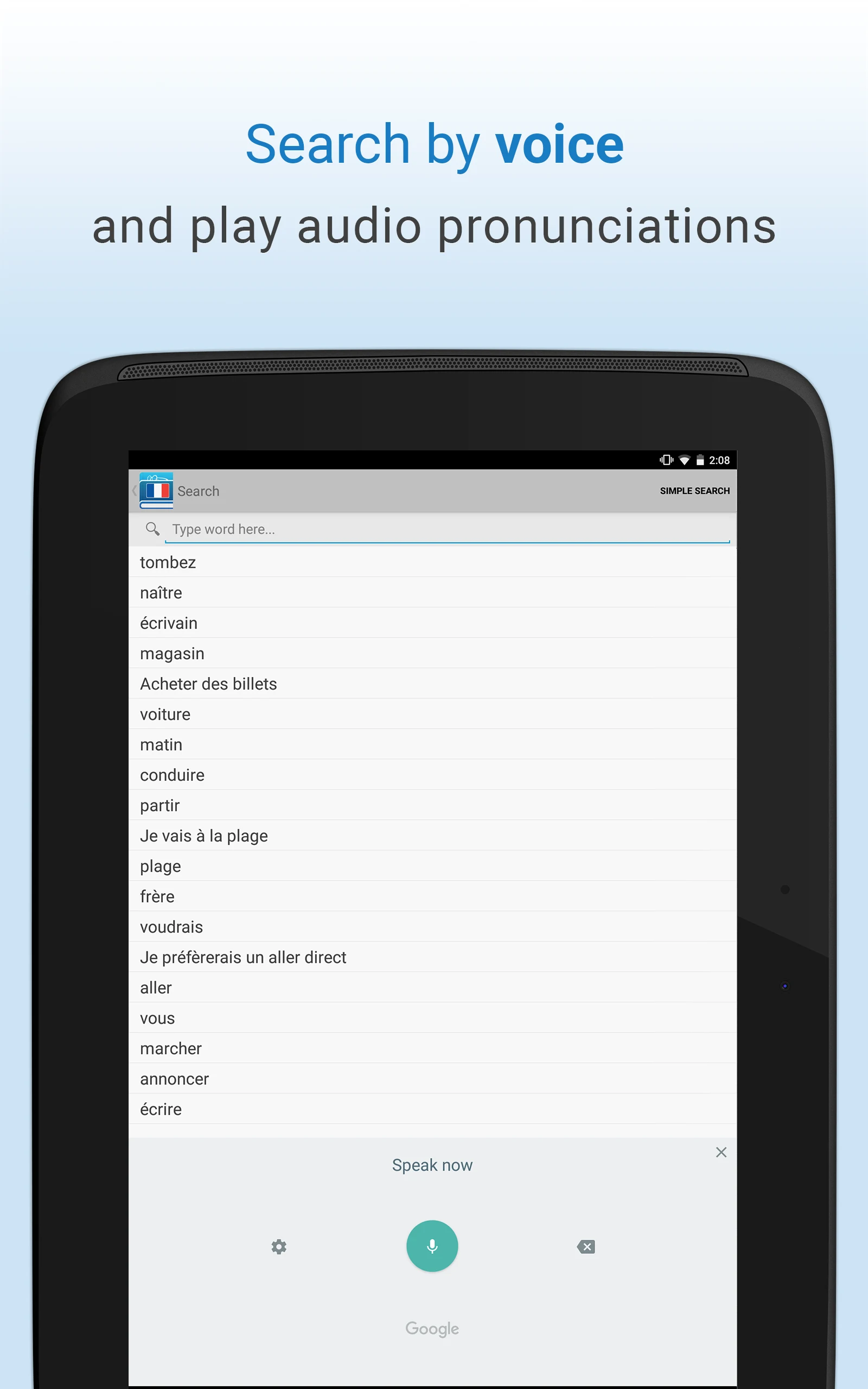 French Dictionary & Thesaurus screenshot